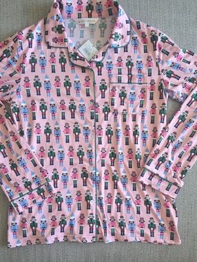 Pink Nutcracker Royal Standard Pajama Top Lg